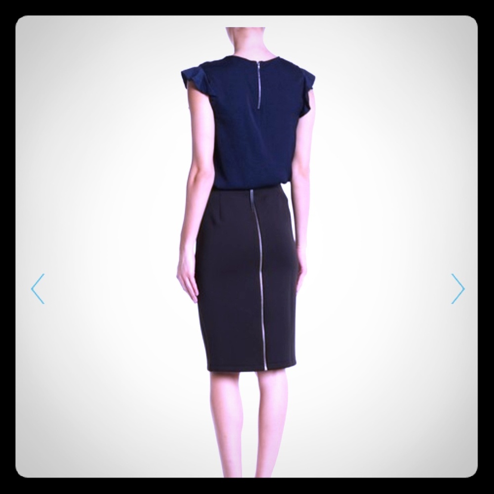 Black pencil skirt